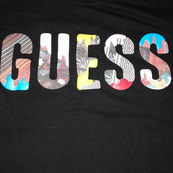 Guess Brand Drip T Shirt - Picture 2 of 4